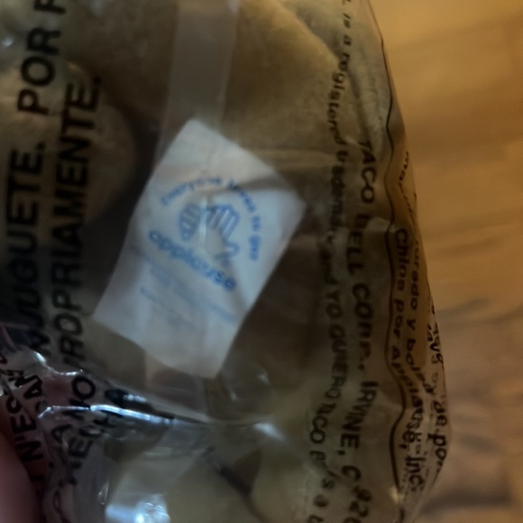 Applause Vintage Taco Bell Talking Chihuahua w/Rose Sealed Plush Doll No Sound - Picture 7 of 8